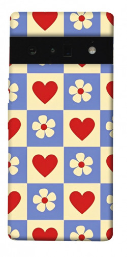 Чохол itsPrint Серця-квіточки для Google Pixel 6 Pro