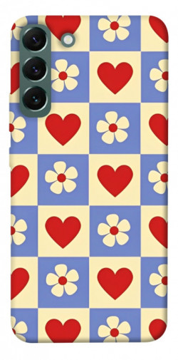Чехол itsPrint Сердечки-цветочки для Samsung Galaxy S22+