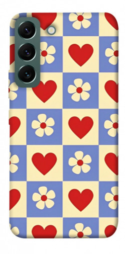 Чохол itsPrint Серця-квіточки для Samsung Galaxy S22