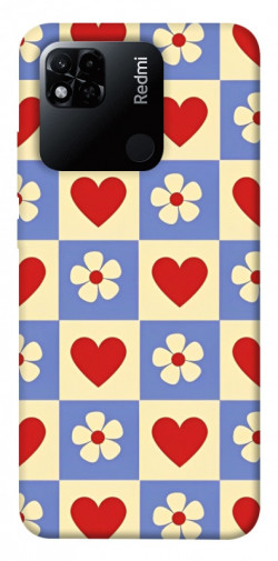 Чехол itsPrint Сердечки-цветочки для Xiaomi Redmi 10A