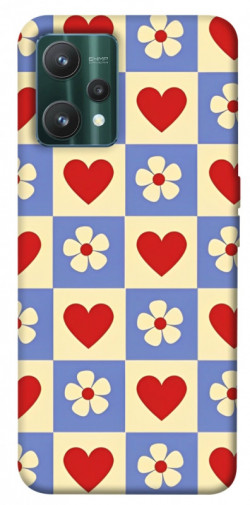 Чехол itsPrint Сердечки-цветочки для Realme 9 Pro