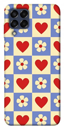Чехол itsPrint Сердечки-цветочки для Samsung Galaxy M33 5G