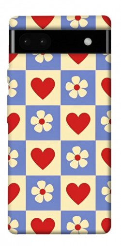 Чохол itsPrint Серця-квіточки для Google Pixel 6a