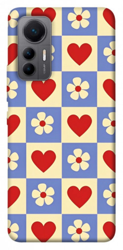 Чохол itsPrint Серця-квіточки для Xiaomi 12 Lite