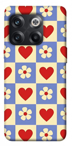 Чехол itsPrint Сердечки-цветочки для OnePlus 10T