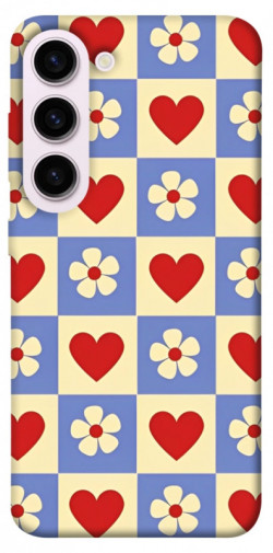 Чехол itsPrint Сердечки-цветочки для Samsung Galaxy S23+