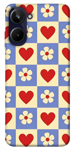 Чехол itsPrint Сердечки-цветочки для Realme 10 4G