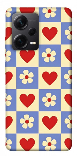 Чехол itsPrint Сердечки-цветочки для Xiaomi Redmi Note 12 Pro+ 5G