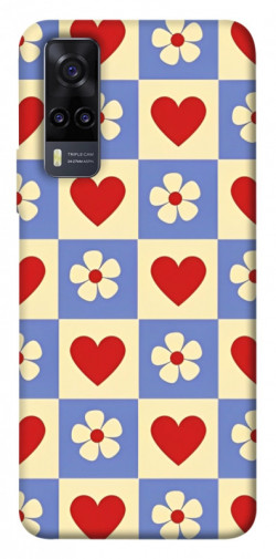 Чохол itsPrint Серця-квіточки для Vivo Y31
