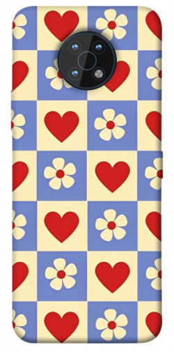 Чехол itsPrint Сердечки-цветочки для Nokia G50