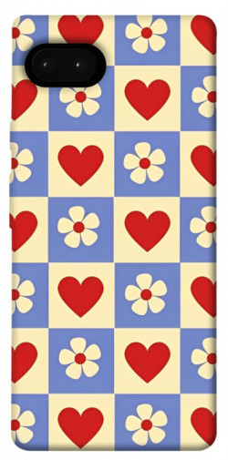 Чохол itsPrint Серця-квіточки для Google Pixel 7a