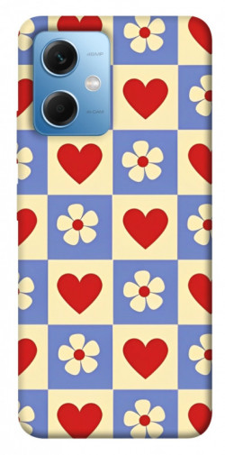 Чехол itsPrint Сердечки-цветочки для Xiaomi Poco X5 5G