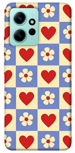 Чехол itsPrint Сердечки-цветочки для Xiaomi Redmi Note 12 4G