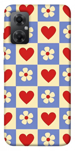 Чехол itsPrint Сердечки-цветочки для Xiaomi Redmi Note 11R