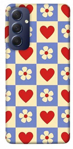 Чехол itsPrint Сердечки-цветочки для Samsung Galaxy M54 5G
