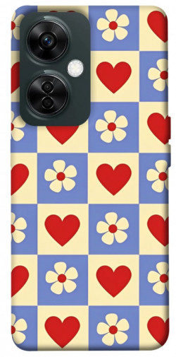 Чехол itsPrint Сердечки-цветочки для OnePlus Nord CE 3 Lite