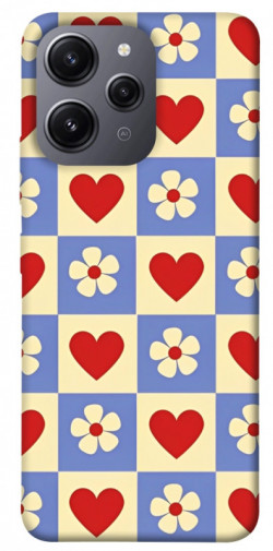 Чехол itsPrint Сердечки-цветочки для Xiaomi Redmi 12