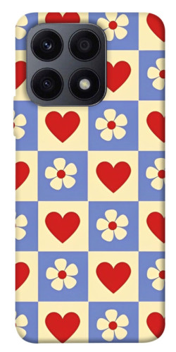 Чехол itsPrint Сердечки-цветочки для Huawei Honor X8a