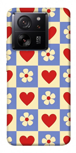 Чехол itsPrint Сердечки-цветочки для Xiaomi 13T