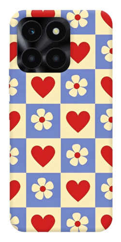 Чехол itsPrint Сердечки-цветочки для Huawei Honor X6a