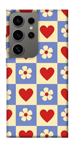 Чехол itsPrint Сердечки-цветочки для Samsung Galaxy S24 Ultra