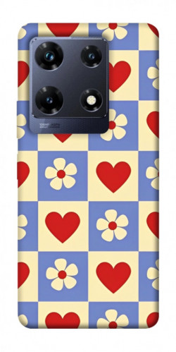 Чехол itsPrint Сердечки-цветочки для Infinix Note 30 Pro