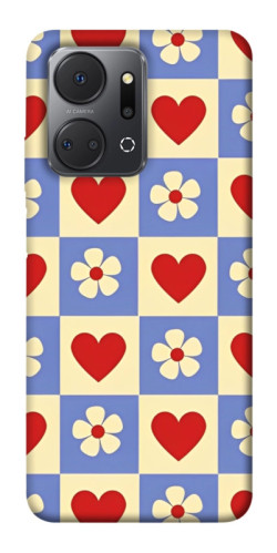 Чехол itsPrint Сердечки-цветочки для Huawei Honor X7a