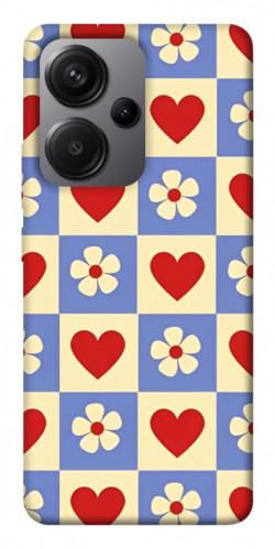 Чехол itsPrint Сердечки-цветочки для Xiaomi Redmi Note 13 Pro+