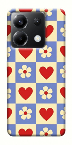 Чехол itsPrint Сердечки-цветочки для Xiaomi Poco X6