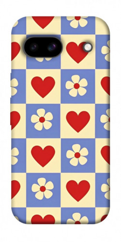 Чохол itsPrint Серця-квіточки для Google Pixel 8a