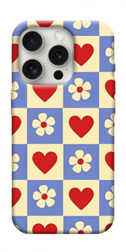 Чехол itsPrint Сердечки-цветочки для Apple iPhone 16 Pro Max (6.9")