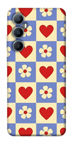 Чехол itsPrint Сердечки-цветочки для Realme C65 4G