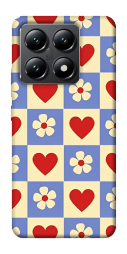 Чехол itsPrint Сердечки-цветочки для Xiaomi 14T