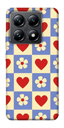Чехол itsPrint Сердечки-цветочки для Xiaomi 14T Pro