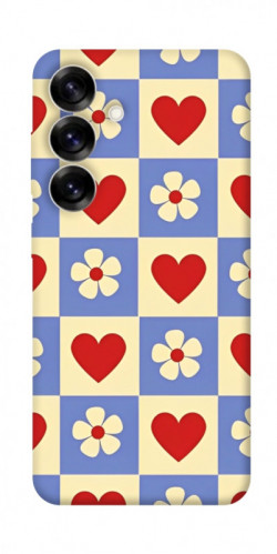 Чехол itsPrint Сердечки-цветочки для Samsung Galaxy S25