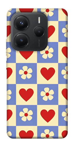 Чехол itsPrint Сердечки-цветочки для Xiaomi Redmi Note 14 5G