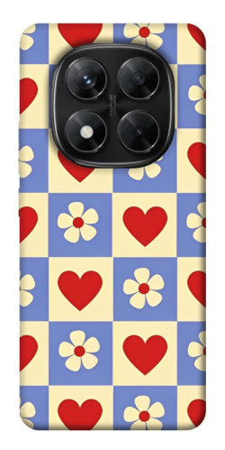 Чехол itsPrint Сердечки-цветочки для Xiaomi Redmi Note 14 Pro 5G