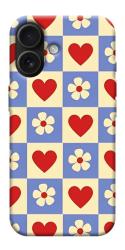 Чехол itsPrint Сердечки-цветочки для Apple iPhone 17 (6.3")