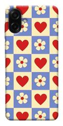 Чехол itsPrint Сердечки-цветочки для Samsung Galaxy A07