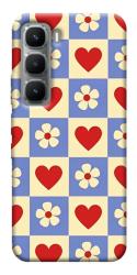 Чехол itsPrint Сердечки-цветочки для Infinix Hot 60i