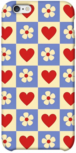 Чехол itsPrint Сердечки-цветочки для Apple iPhone 6/6s plus (5.5")