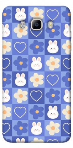 Чехол itsPrint Кролики-цветочки для Samsung J510F Galaxy J5 (2016)