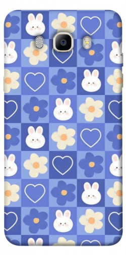 Чехол itsPrint Кролики-цветочки для Samsung J710F Galaxy J7 (2016)