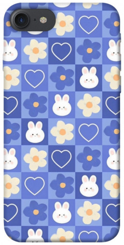 Чехол itsPrint Кролики-цветочки для Apple iPhone 7 / 8 (4.7")
