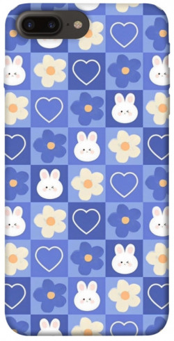Чехол itsPrint Кролики-цветочки для Apple iPhone 7 plus / 8 plus (5.5")