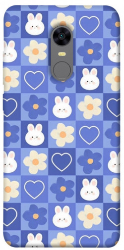 Чехол itsPrint Кролики-цветочки для Xiaomi Redmi 5 Plus / Redmi Note 5 (Single Camera)