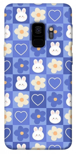 Чехол itsPrint Кролики-цветочки для Samsung Galaxy S9