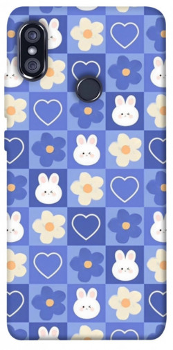 Чехол itsPrint Кролики-цветочки для Xiaomi Redmi Note 5 Pro / Note 5 (AI Dual Camera)