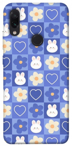 Чехол itsPrint Кролики-цветочки для Xiaomi Redmi Note 7 / Note 7 Pro / Note 7s
