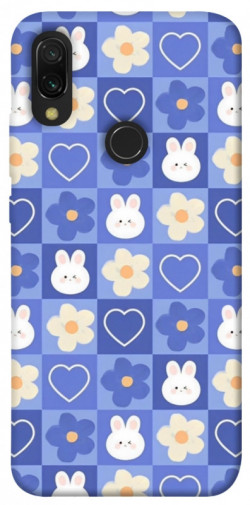 Чехол itsPrint Кролики-цветочки для Xiaomi Redmi 7